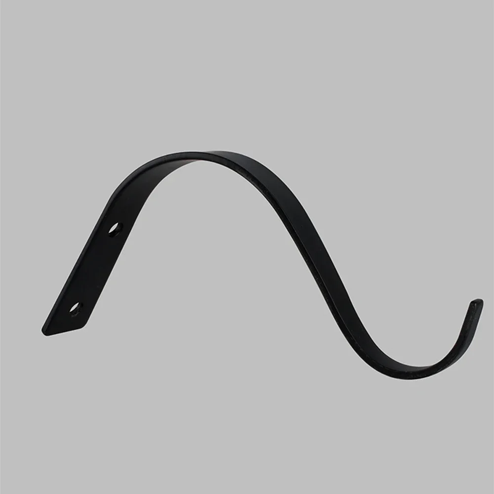 

Wall Decor Hook Outdoor 2pcs 3.54*4.5 inches 45g Basket Brackets Garden Hanger Hanging High quality Hook Metal Kit Tool