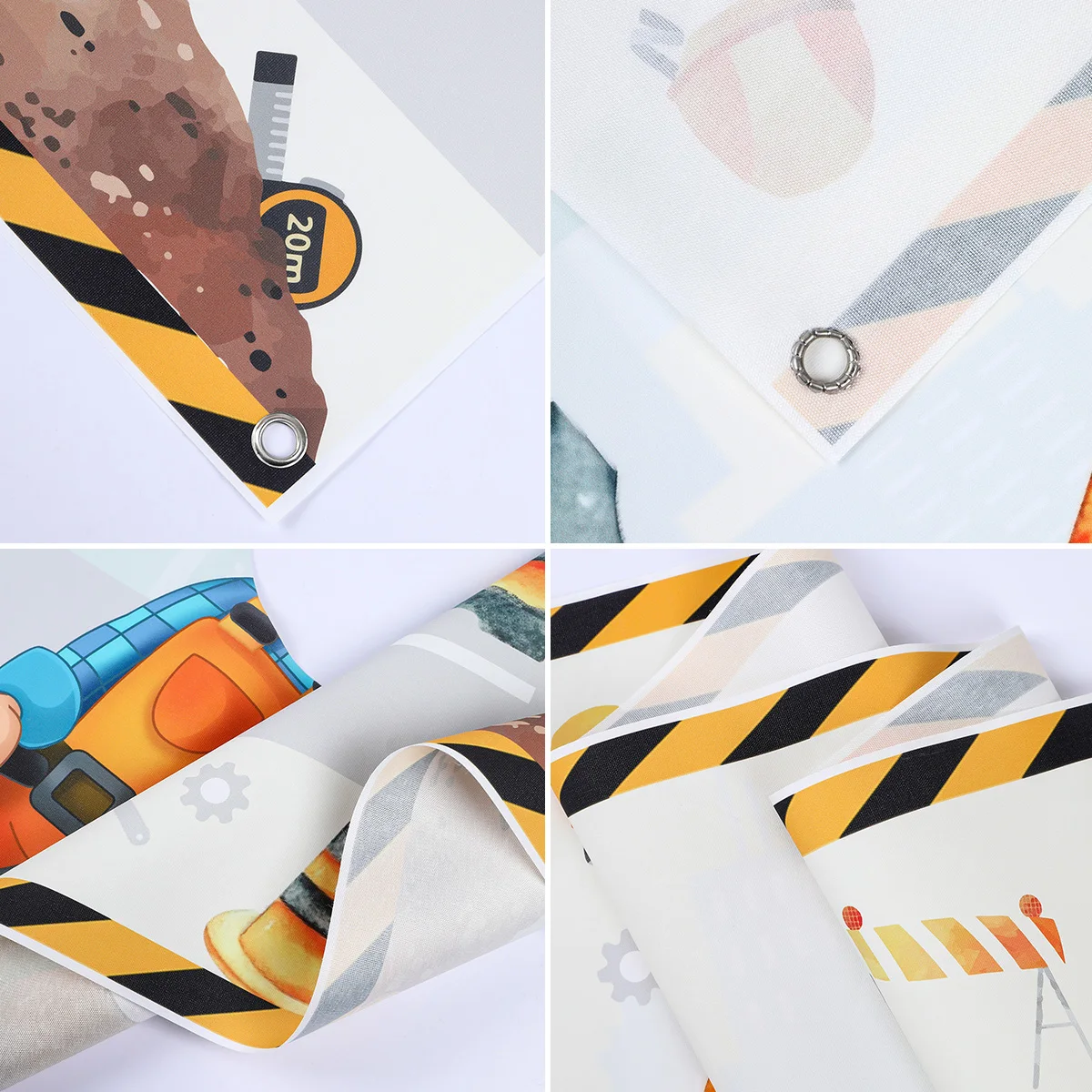 Construction Theme Birthday Party Photography Backdrop Truck Birthday Background Cake Table Boy Birthday Decorations Baby Shower
