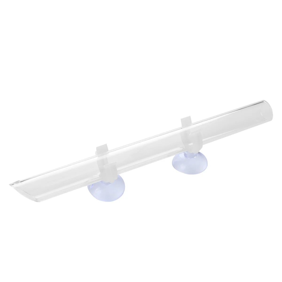 

2.5X22Cm Shrimp Feeder Tube Transparent Acrylic Feeding Basin For Fish Tank Durable Leak-Proof High Brightness Smooth