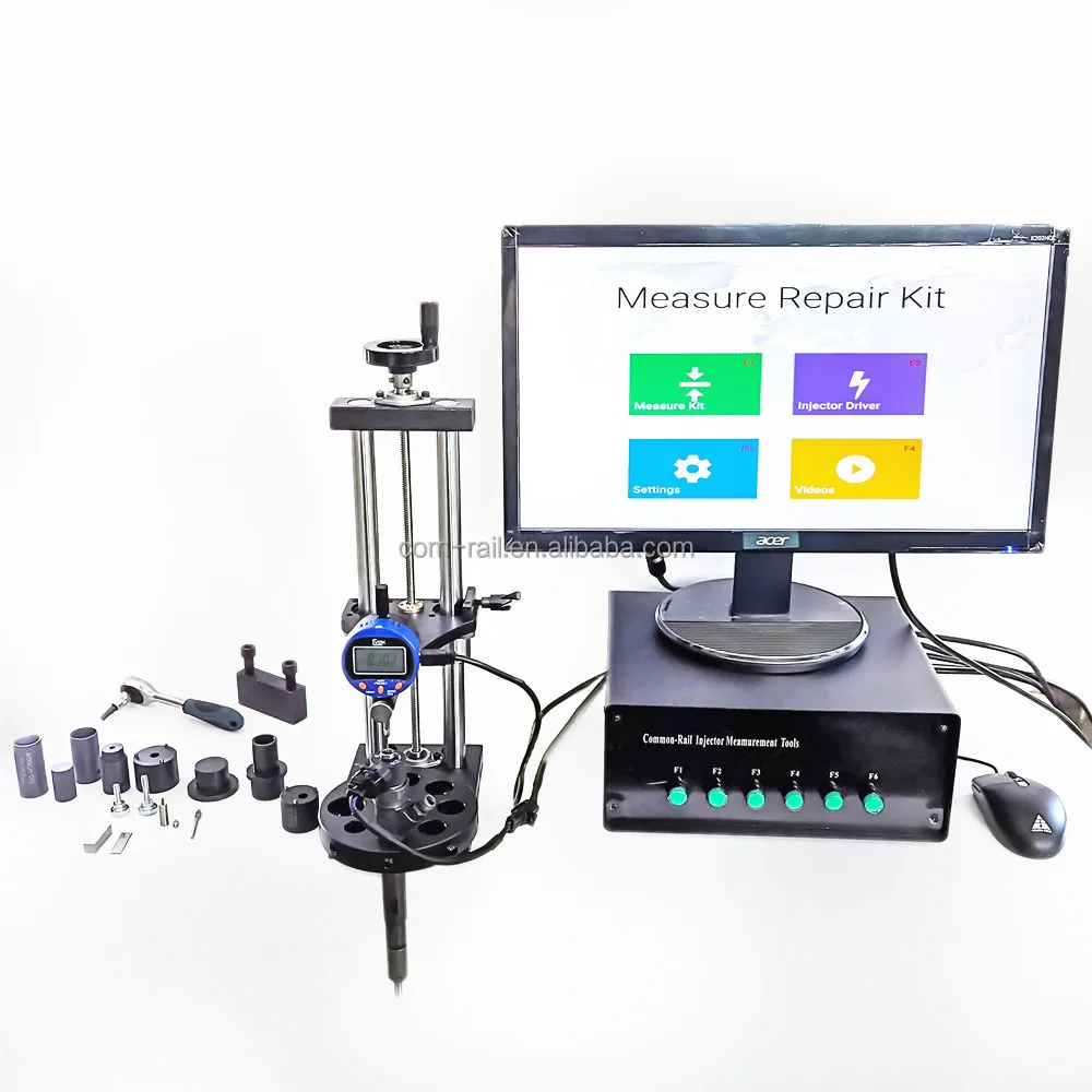 New type Common rail injector measuring tool and the third stage tool with computer injector repair tool