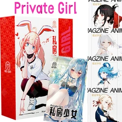 Private Girl Goddess Story Cards Collection for Kids Anime Game Character Power Florian Rare Fresh Portrait Card Christmas Gifts