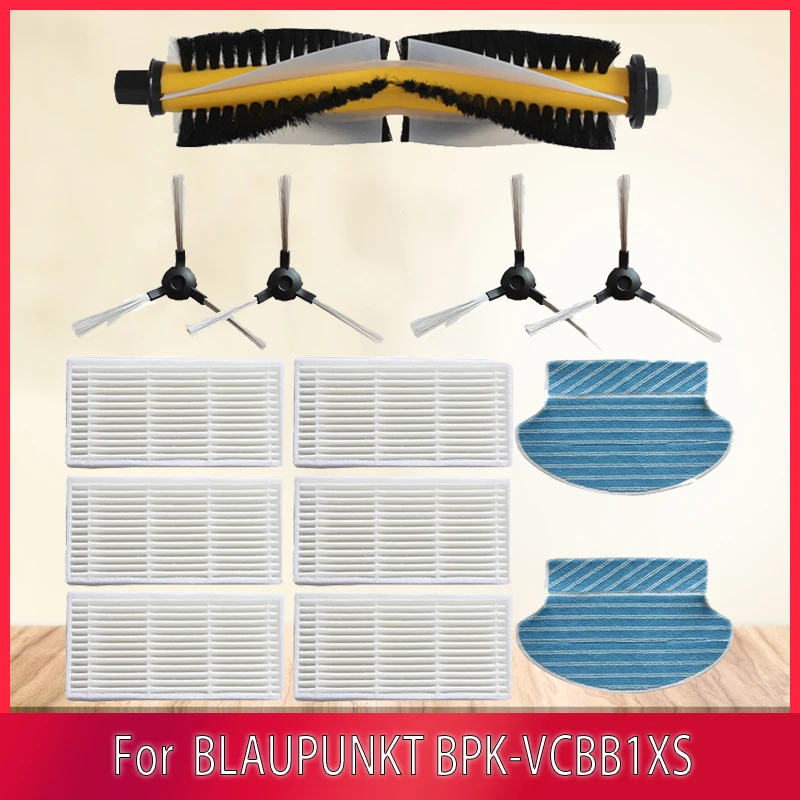 

Main Roller Side Brush Hepa Filter Mop Cloth for BLAUPUNKT BPK-VCBB1XS/BLUEBOT XSMART Robotic Vacuum Cleaner Parts