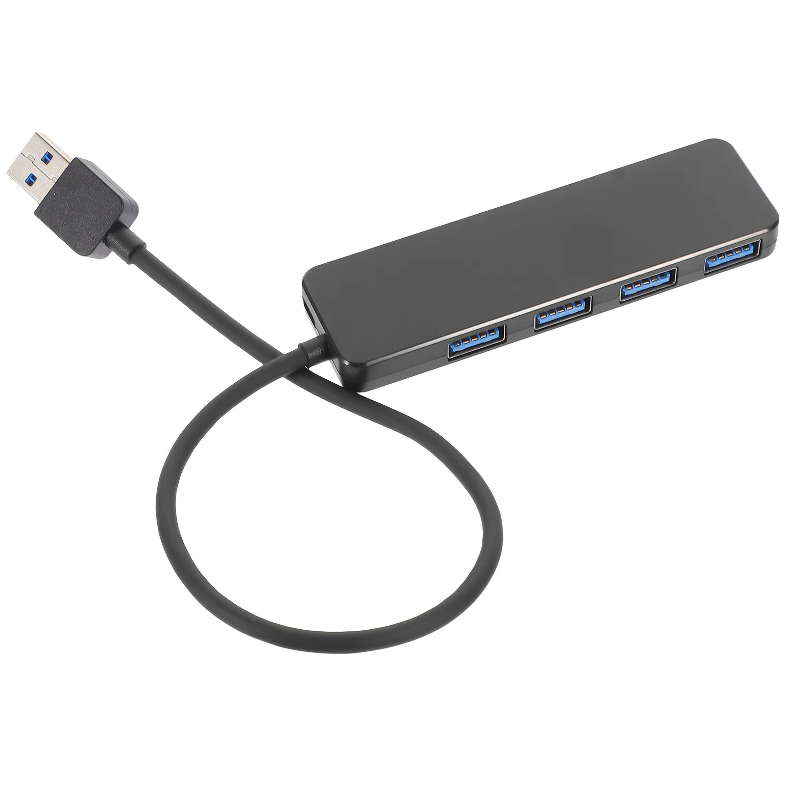 

4-портовый USB-концентратор USB 3.0, портативный высокоскоростной адаптер для передачи данных, док-станция с поддержкой питания 5В для компьютерных аксессуаров