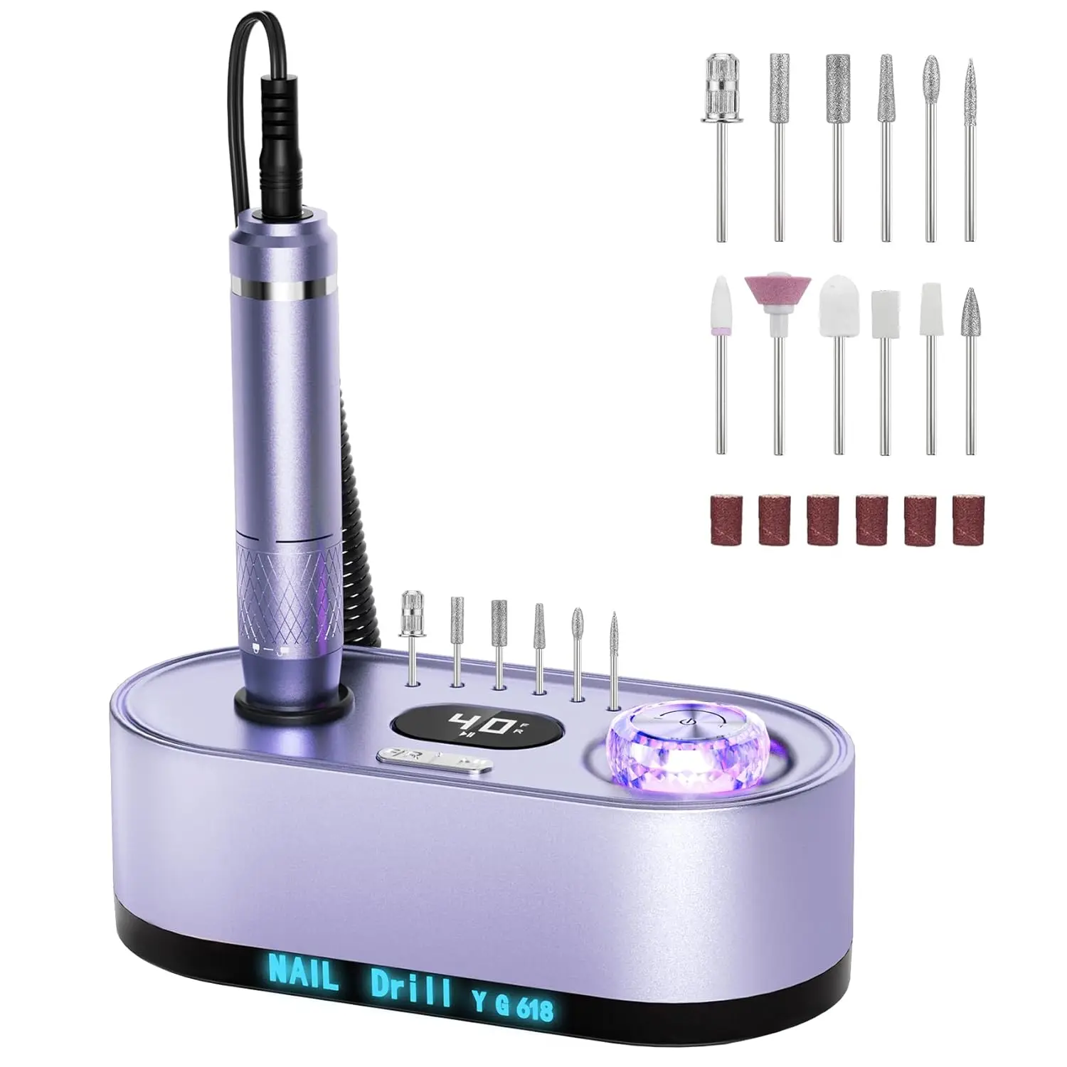 

Professional 40000RPM Nail Drill with LCD Display for Acrylic Gel Nails