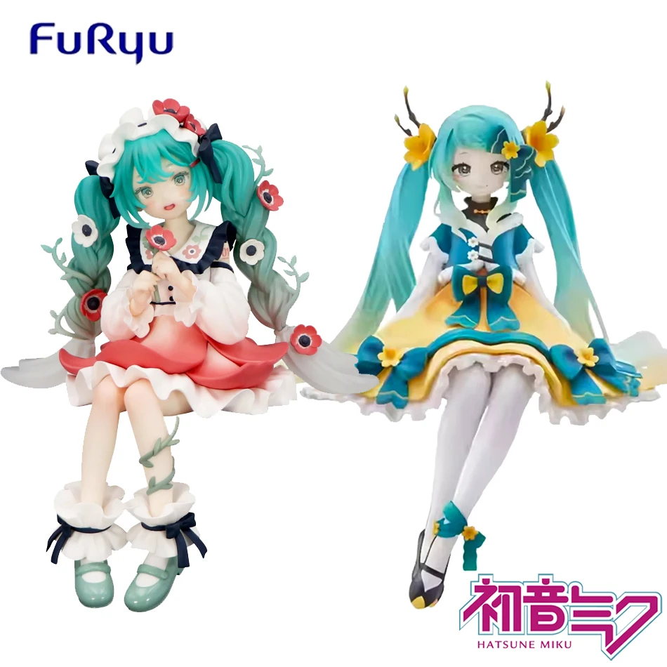 Hatsune Miku Anime Figur Spielzeug Blumenfee Sammlung MIKU Kawaii Cartoon PVC Action Figur Modell Puppen Geburtstage Geschenke Kinder