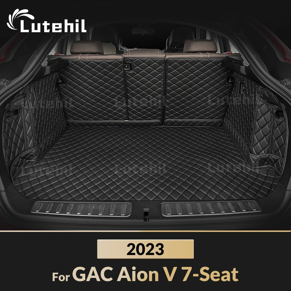 

Для GAC Aion V 7-Seat 2023, автомобильный полный коврик для багажника Lutehil, чехол для багажника автомобиля, подкладка для багажника, аксессуары для интерьера