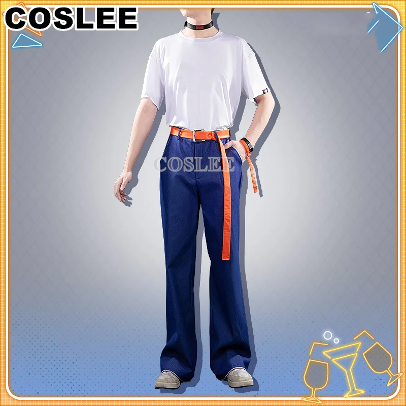 COSLEE Vtuber Kitami Coolguy Cosplay Costume Fashion Uniform Coat Tshirt Pants Halloween Party Outfit Men S-4XL Customized New