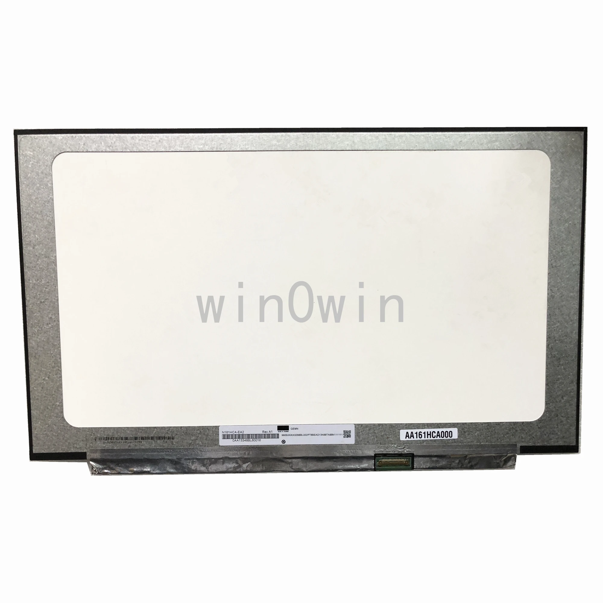 

N161HCA-EA2 Rev A1 fit N161HCA-EA3 Rev.C1 N161HCA-EAC 30 Pins 16.1" IPS FHD LCD LED Panel Display 1920*1080 EDP