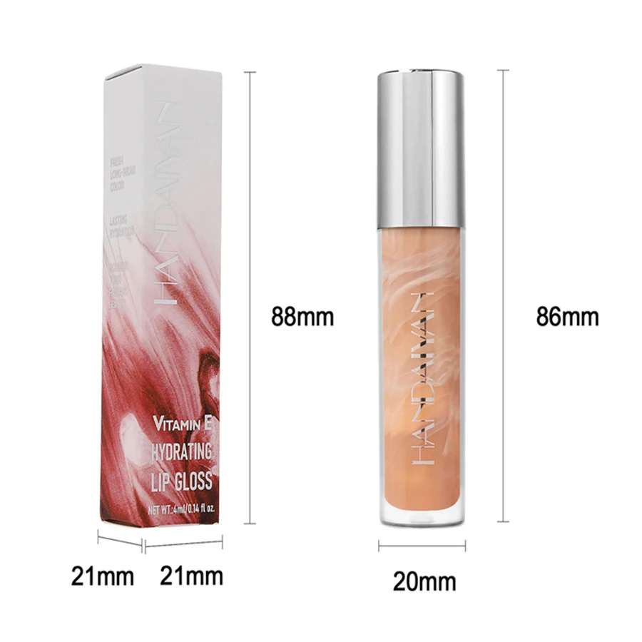 6 สี Liquid Lip Stick Nude Lip Balm Nutrition LIPS Cream ลิปสติกลิปสติกกันน้ํา