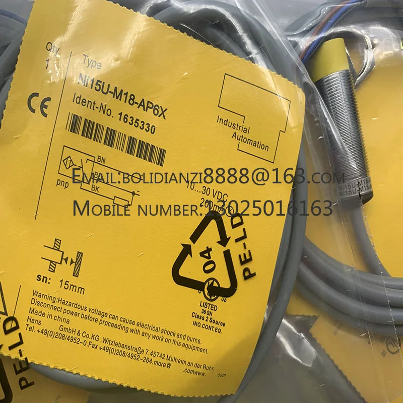 Original proximity switch sensor NI15U-M18-AP6X NI15U-M18-AN6X