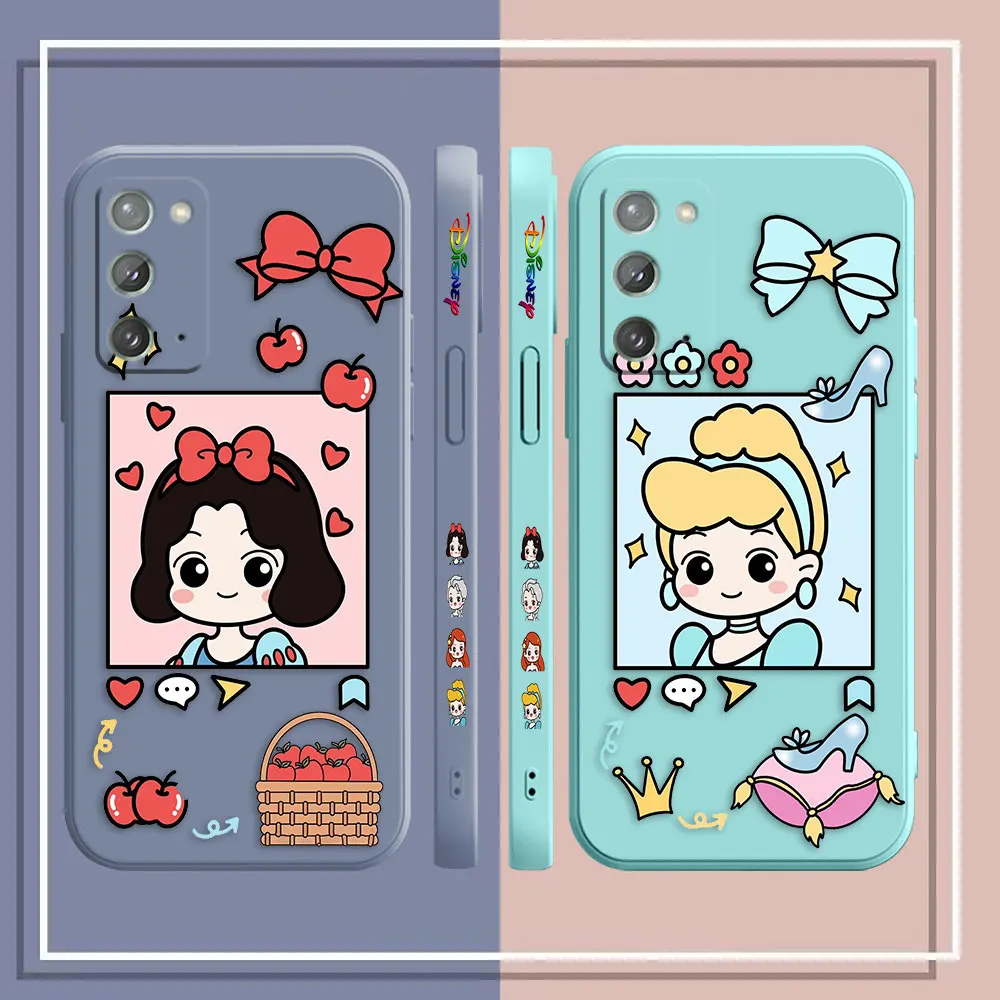 Princess Cinderella Snow White Phone Case For Samsung A05S A90 A80 A70 A50 A30 A20S A10 Note 20 Pro Plus Lite Ultra 4G 5G Case