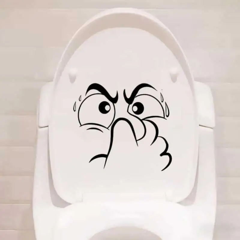 Funny Angry Face Vinyl Sticker With Waterproof Easy Apply Adhesive Perfect For Car Windows Laptops Walls Phone Case