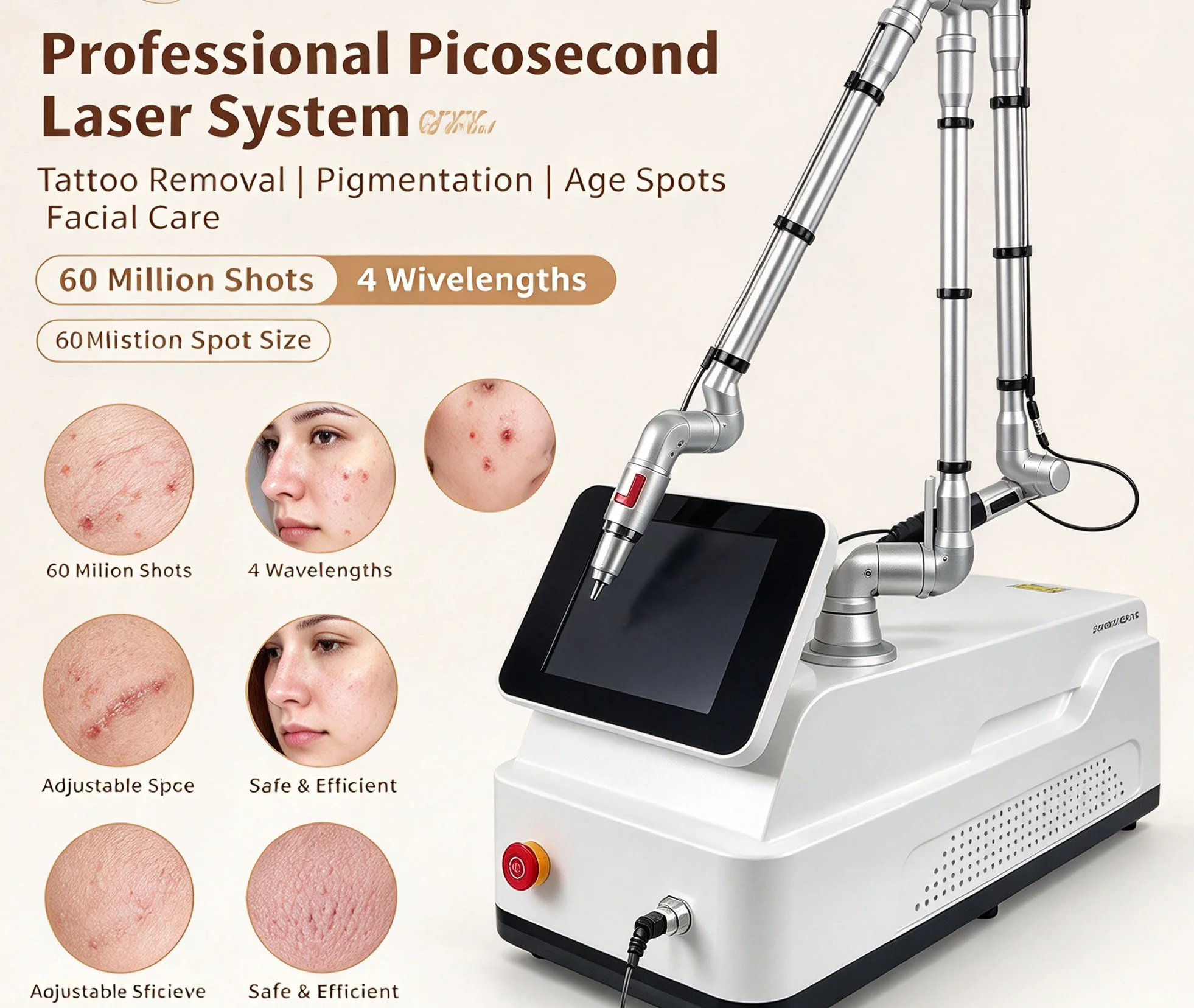 2026 – nowoczesne, kompaktowe – Picosecond Laser Tattoo Removal Machine recenzja i cena