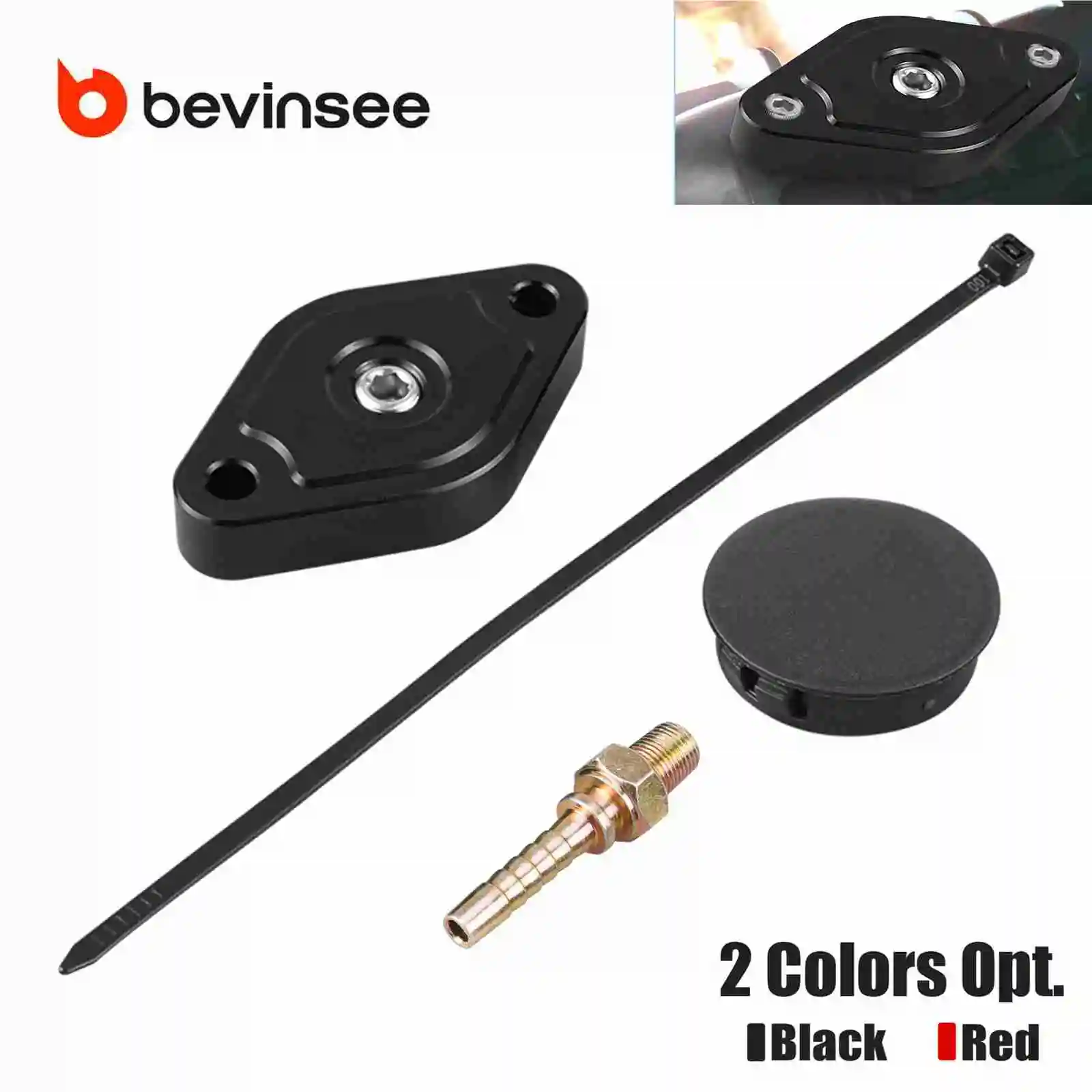 BEVINSEE Sound Symposer Blanking Kit w/ Pressure Port For Ford Focus Mk3 2.0 ST Turbo Ecoboost 2013-2018
