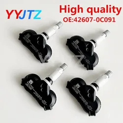 4PCS/Lot Car Auto Parts For 2018 2019 Toyota Tundra Sequoia TPMS Tire Pressure Sensor 42607-0C091 426070C091 315MHZ