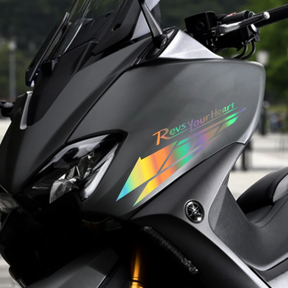

REVS YOUR HEART Motorcycle Stickers Scratch Covering Accessories Vinyl Decals Motorbike Side Fairings Creative Decor for YAMAHA