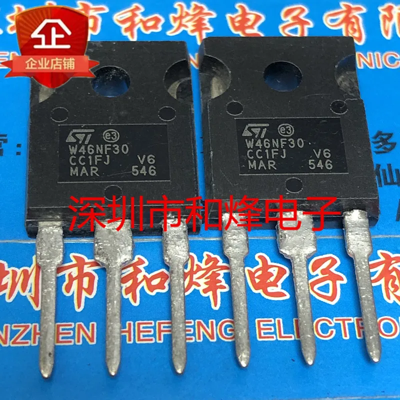 5-10 piezas W46NF30 STW46NF30 TO-247 300V 42A nuevo y ORIGINAL en STOCK