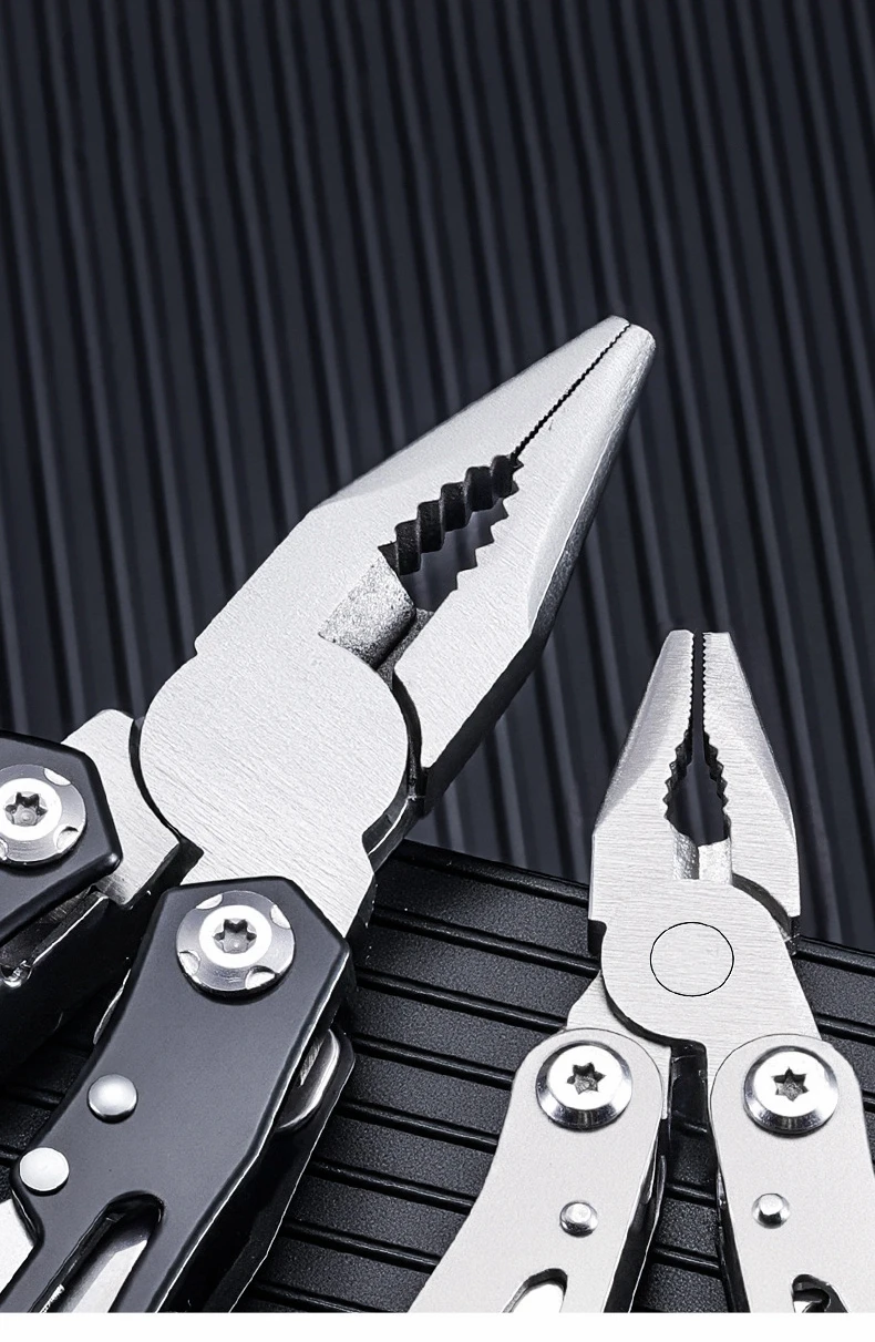 Tasche Mini Zange Messer Schraubendreher Klapp Kleine Multitool Opener Nagel Datei Präzision Zange Hand Werkzeuge Outdoor Notfall Werkzeug – Detail 3