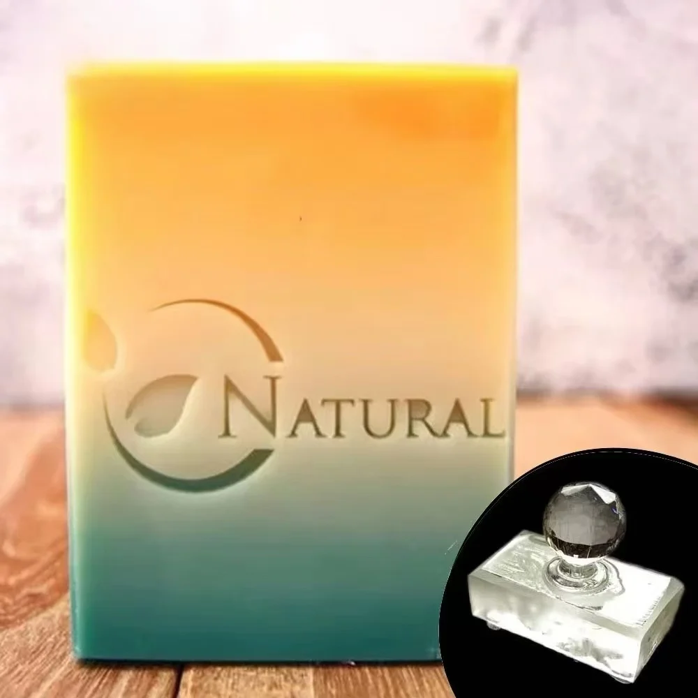 Natural Handmade Soap Stamp Leaf  Diy Natural Stamps For Soap Making Chapter Custom Acrylic Chapter Tools