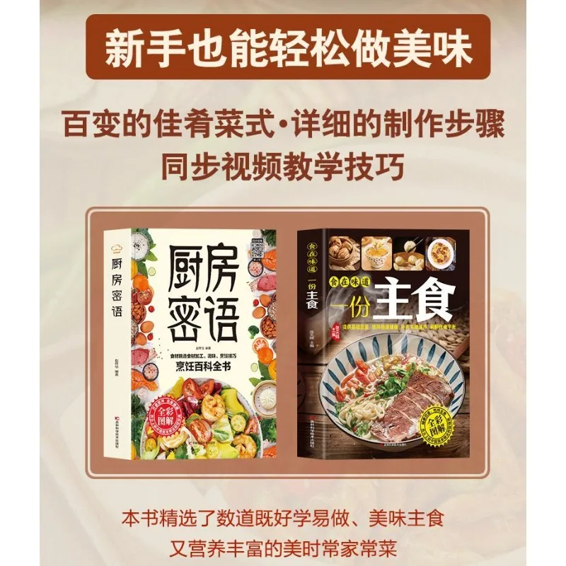 Kitchen secret language, ingredient selection, ingredient processing and seasoning, cooking skills, cooking encyclopedia, color