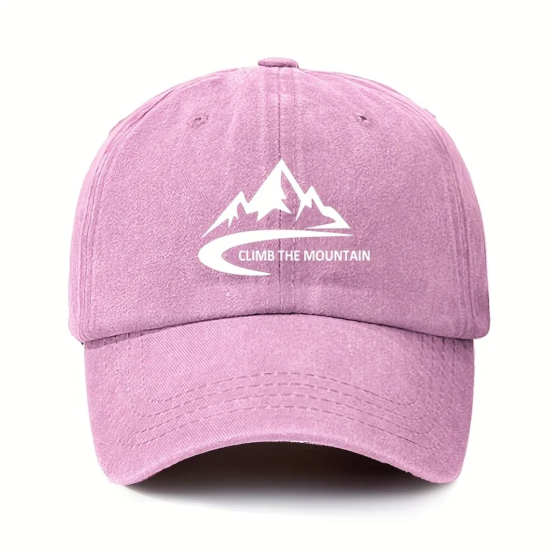 Bergmuster, modische Outdoor-Baseballkappe für Herren und Damen, verstellbare Kapuze, Sportangeln, Wandern, Camping