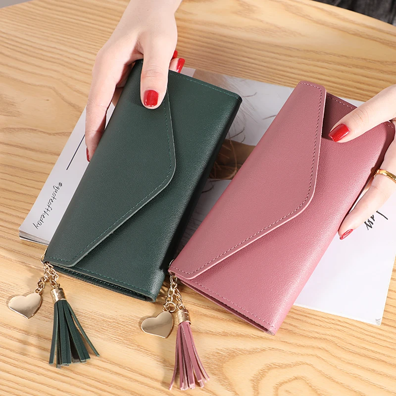 Fashion Wallet Simple Women's Long Student Card Holder Fashion Multifunctional Wallet