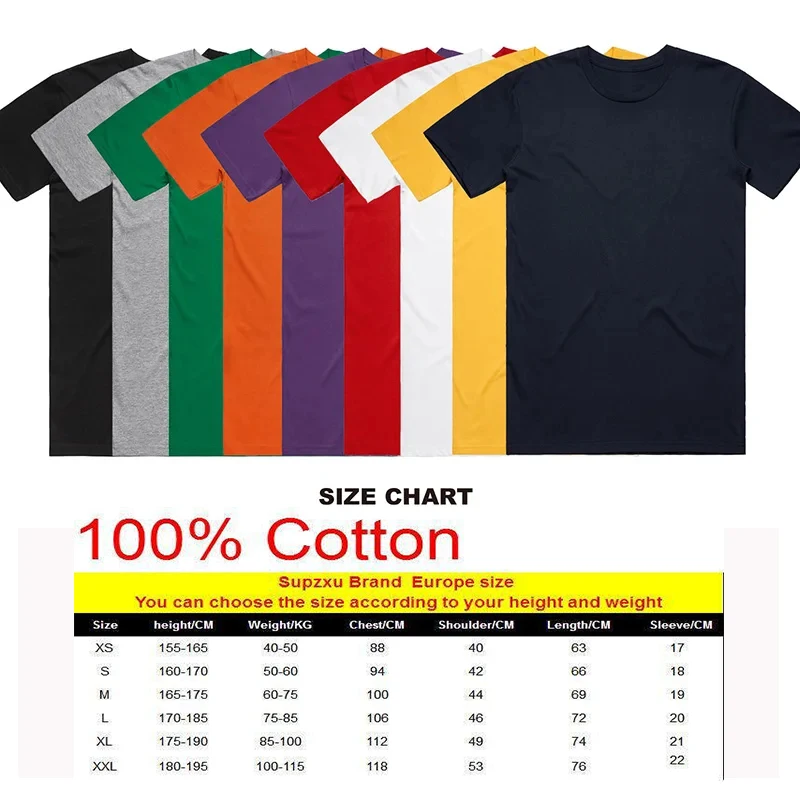 Diy Custom T Shirt Make Your Design Logo Text Men Women Print Original Design Gifts Tshirt EU Size 100% Cotton