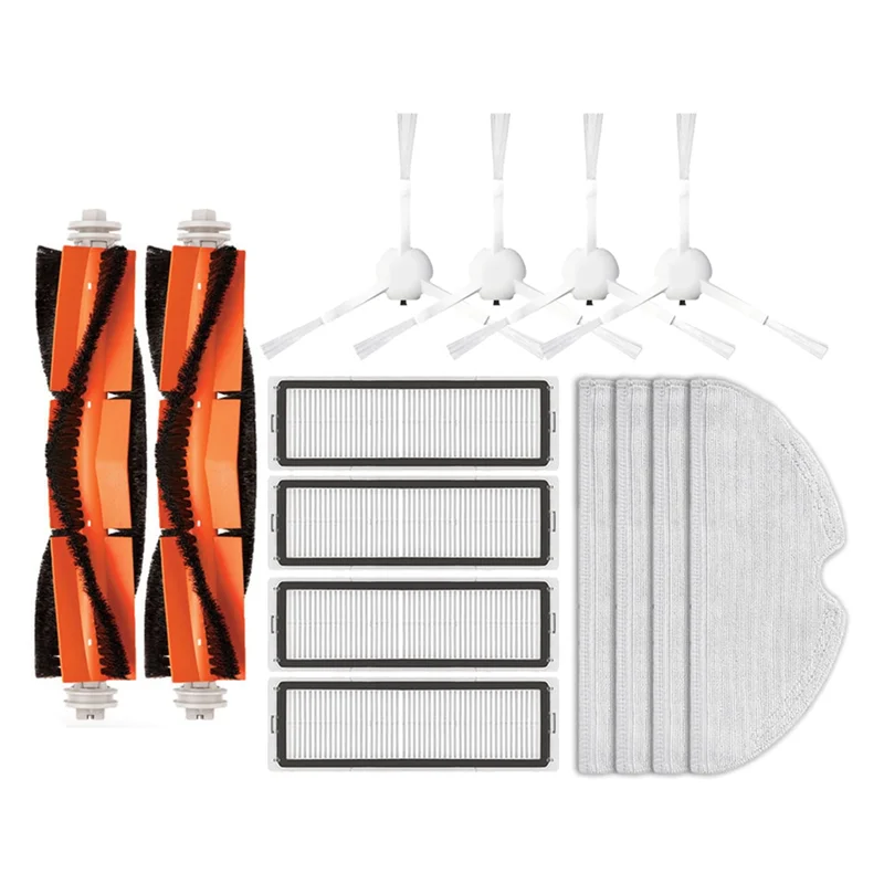 【احصل على يومك! 】لشاومي لـ Mijia 1C 1T Mi Robot قطع غيار ممسحة المكنسة الكهربائية-Dreame F9 Hepa Filter Main Side Brush Mop C #5