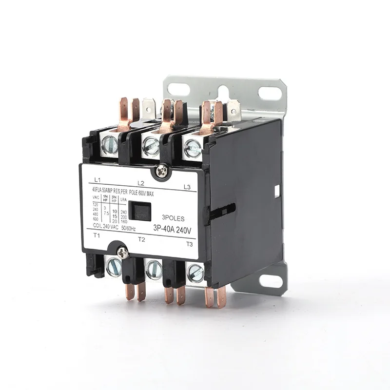 Hvacstar SA-3P-40A-24V Definite Purpose Contactor 3Poles 40FLA 24V 220V 380V AC Coil , DP Contactor, Air Conditioner Contactor