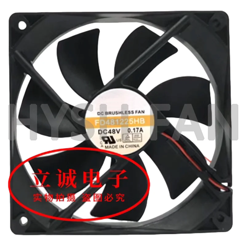 New FD481225LB/HB 12025 DC48V Silent Cooling Fan