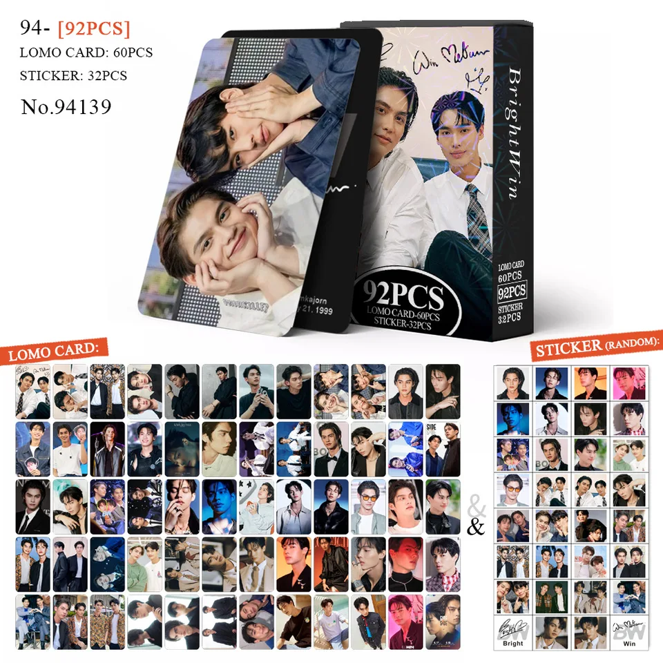 brightwin　F4 Thailandトレカセット　台湾 92Pcs/Set Thailand Stars BRIGHTWIN Album Laser Lomo Card Bright