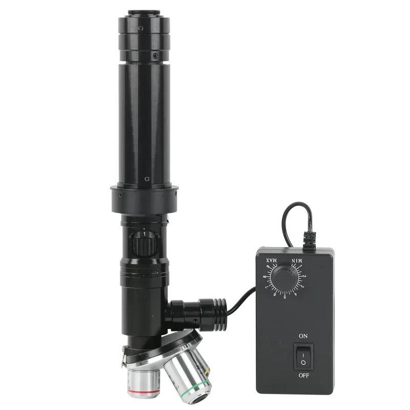 400X 1000X 2000X 4000X Zoom Video Camera Cmount Coaxial Light Lens 5X 10X 20X Microscope achromatic Objective lens Coaxial Light