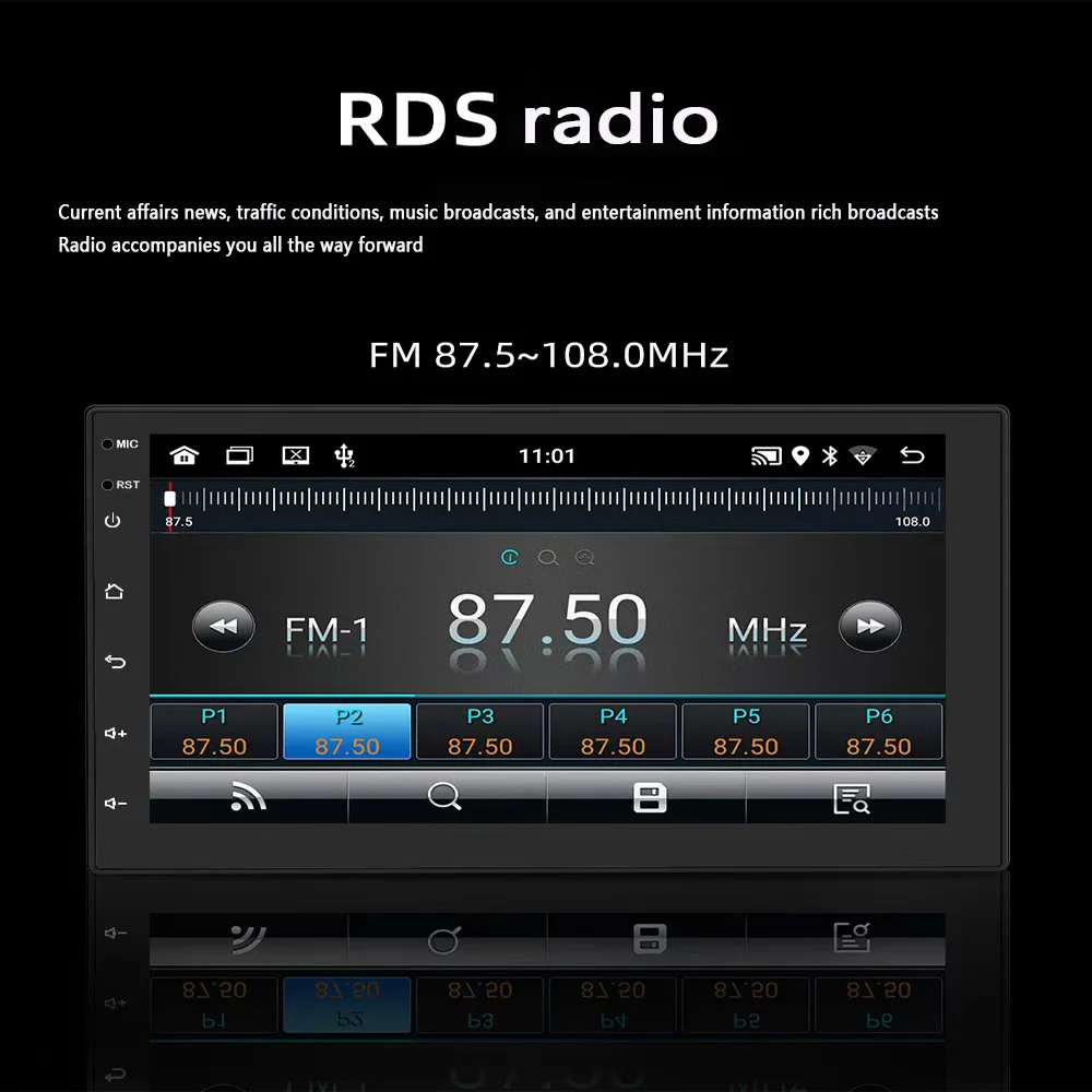 7 "4 + 64 ГБ для vw Skoda FABIA1 1999-2008 Автомобильный радиоприемник Android13 Автомобильный мультимедийный видеоплеер GPS-навигация Carplay Touch