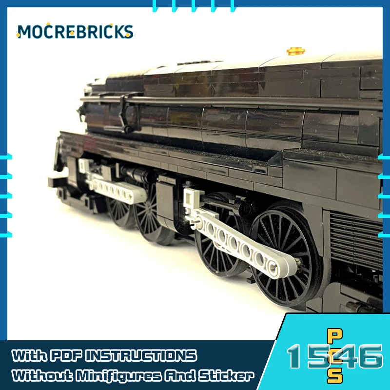 City Traffic Steam Locomotive Pennsylvania Railroad T1 MOC Building Blocks High-Tech Assembly Model Bricks Toys Kid Gifts