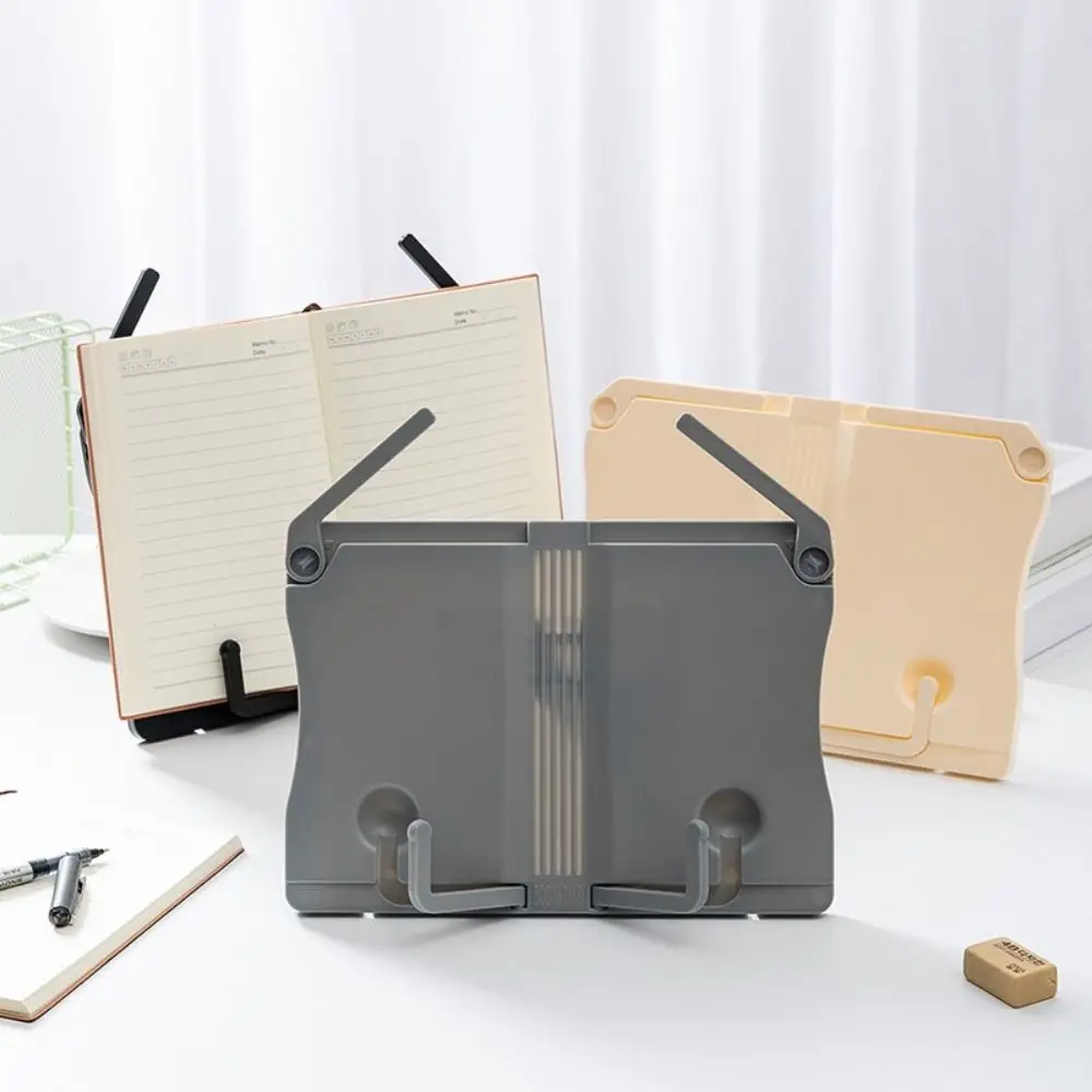 

Simple Portable Reading Rack Music Score Fold Book Stand Recipe Desk Book Shelf for Readers