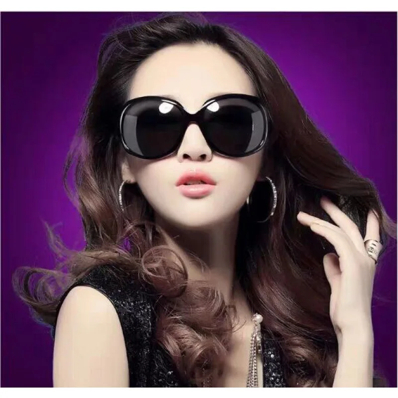 Nuevas gafas de sol de gran tamaño con montura circular, diseño para mujer, marca de moda, gafas de sol para actividades al aire libre y conducción, gafas para dama, protección UV400.