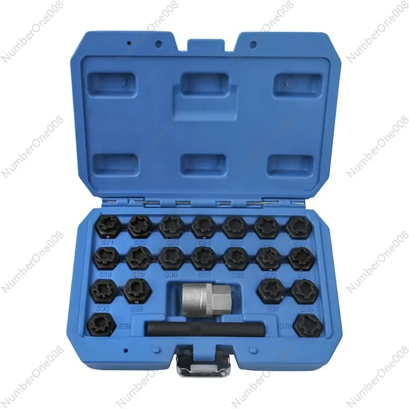 

22 Piece For Volkswagen Anti-theft Screw Socket, Disassembly And Assembly Of Tire Nut Head Wrench