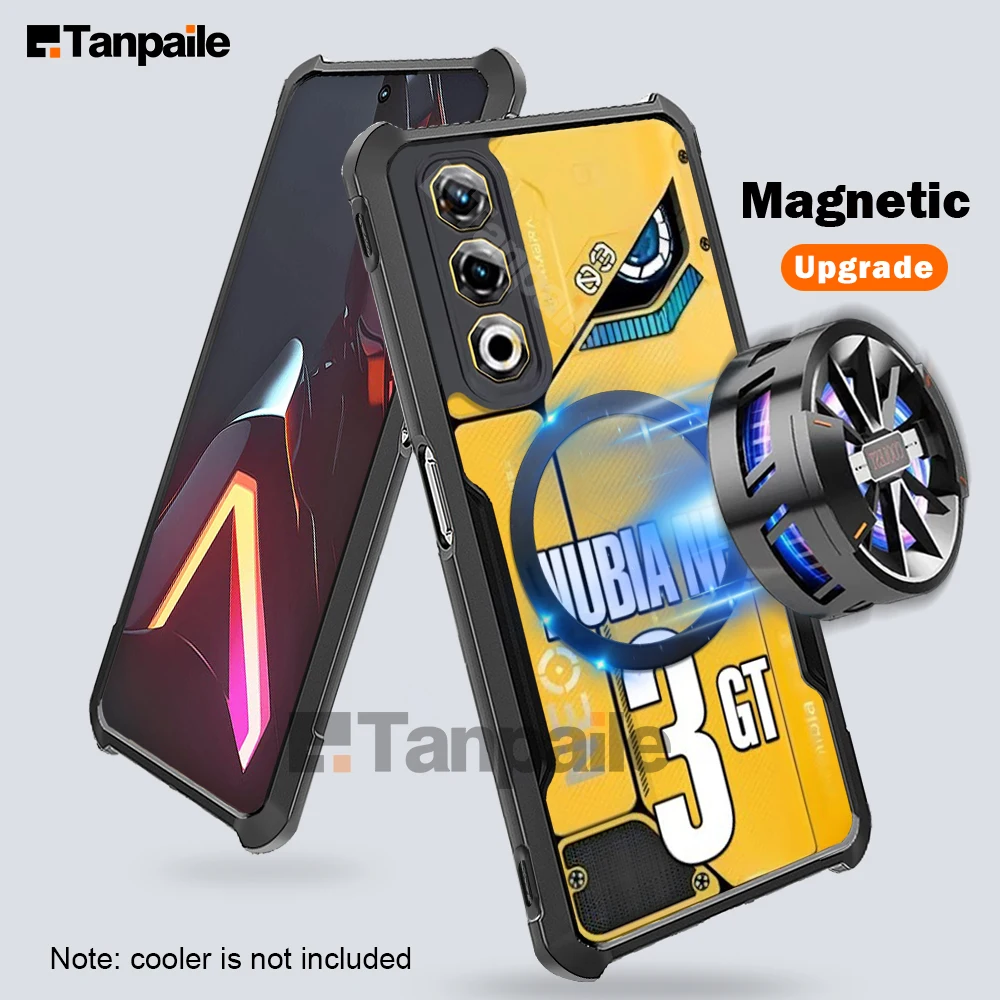 Tanpaile-�tui magn�tique Ultra mince pour ZTE nubia Neo 3 GT �tui antichoc TPU souple Transparent pare-chocs couverture de t�l�phone Funda
