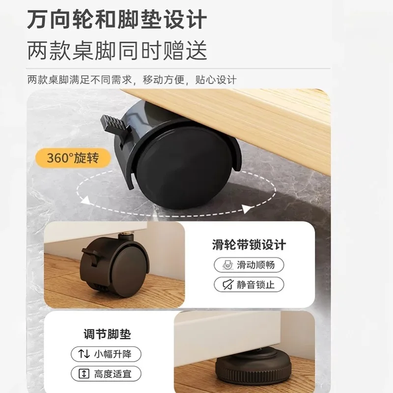 Desktop computer desk Small household mobile small apartment Bedroom Bedside single study table Notebook