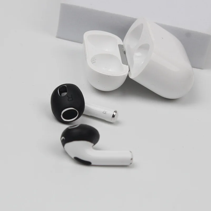 Ear Pads Cushions For Airpods3 Ear Tips Caps Earpads Case Cover Wireless Bluetooth Silicone For Iphone Earphones Trig Rain