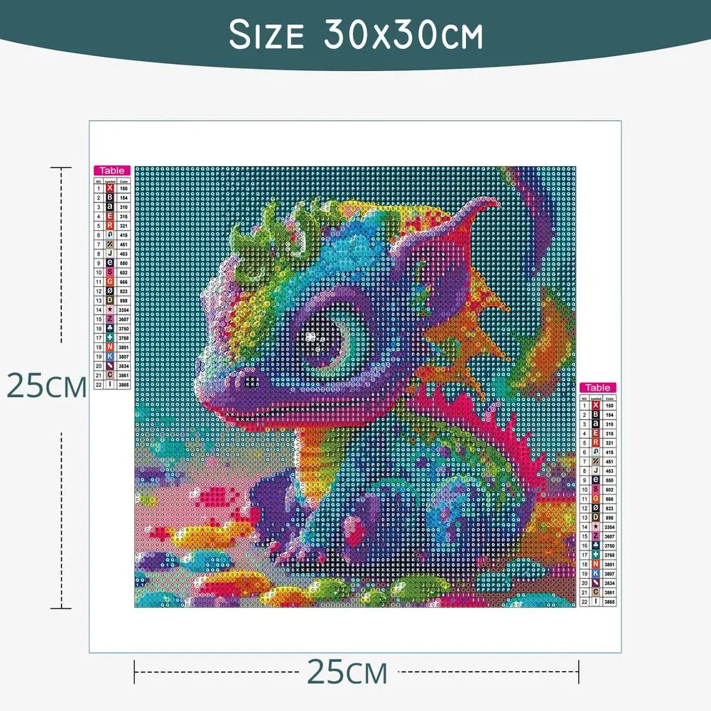 DIY Diamond Craft Painting Cat Riding Shark Giant Monster Ocean Full Square Drill Cross Stitch Hobby Kit Rhinestone Mosaic view 3