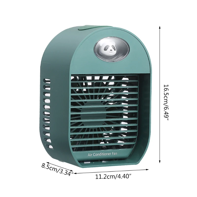 مروحة تكييف الهواء، مروحة تبريد الهواء، مروحة رذاذ مرطبة للهواء، تدفق هواء قوي، شحن سريع