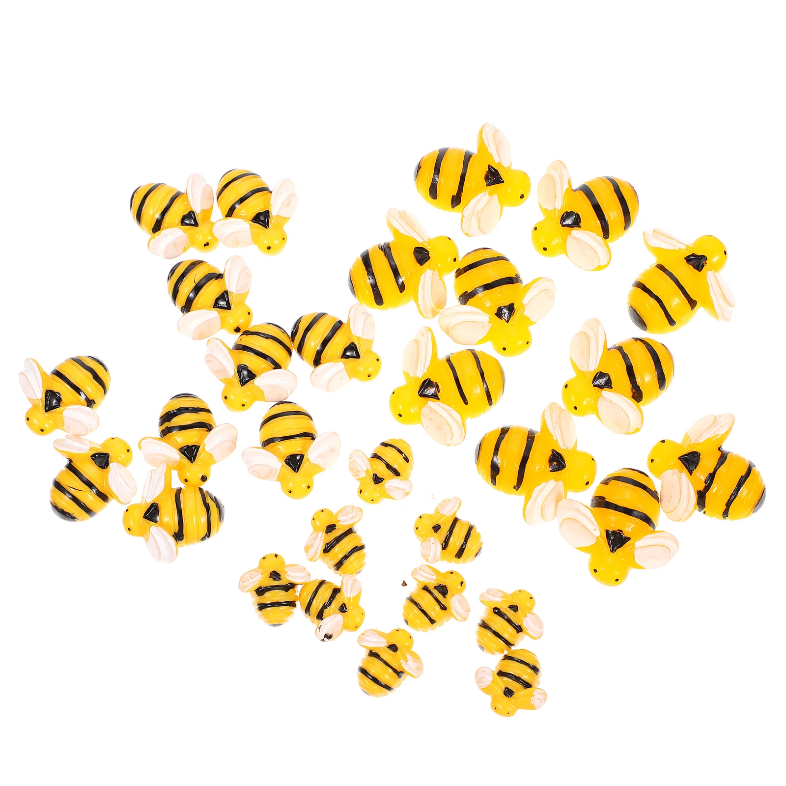 30 Pcs Phone Shell Decoration Simulation Bee Decorative Case Patch DIY Handicraft Accessory Child