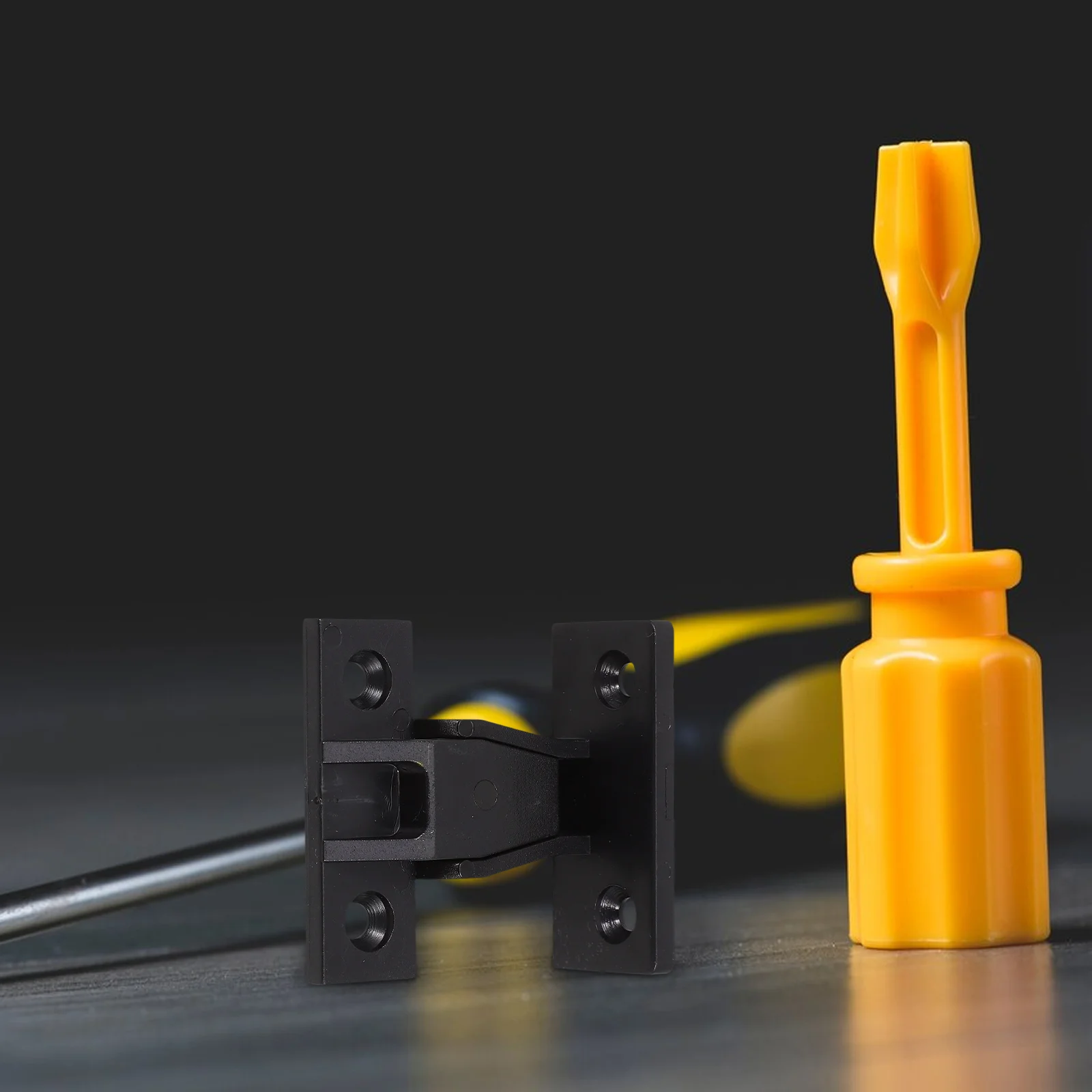 

12 Set Snap Connector Black Cabinet Clips Furniture Panels Adjustable Roman Column Buckle Plastic Corner Bracket DIY Hardware