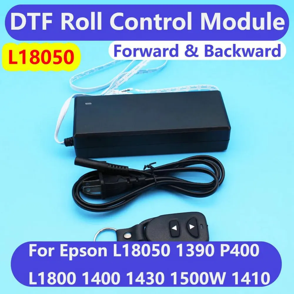 Imagem -02 - Módulo de Controle de Filme de Rolo Dtf para Epson L18050 L1800 1390 1400 1410 1430 R1800 R2880 P400 Controlador de Rolo Alimentação para Frente para trás