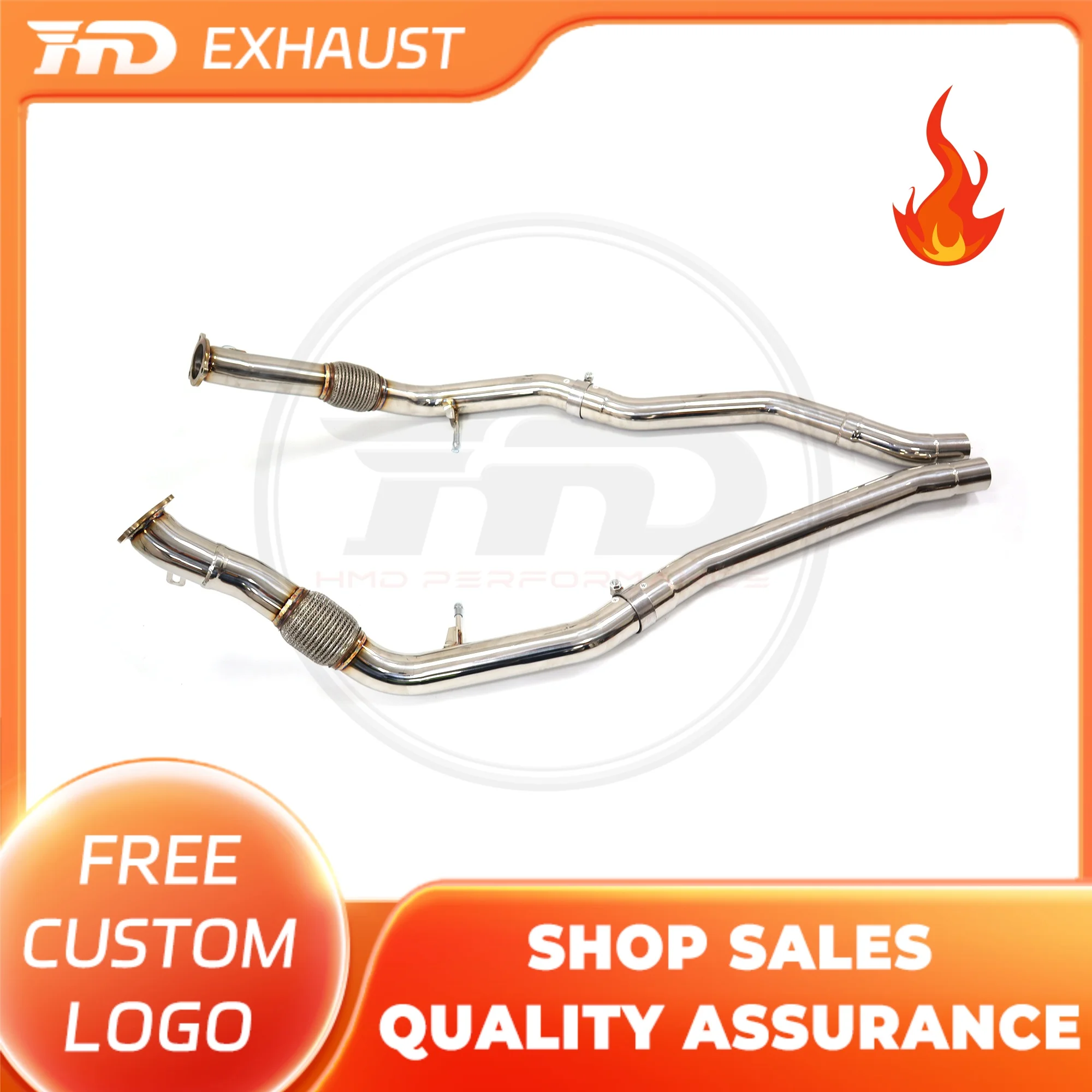 

HMD Exclusive customization Middle Pipe forPorsche Cayenne GTS With Turbo S Exhaust System Stainless Steel Performance