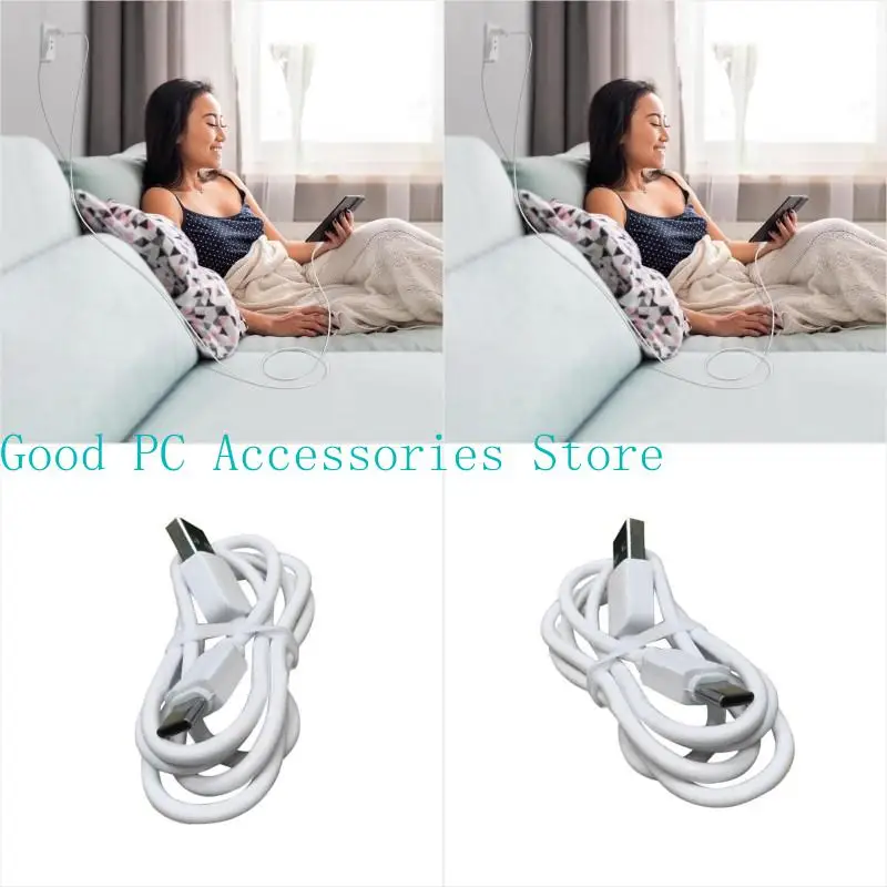 

R53C 1m White USB to MicroUSB Type C Cable for Scribe eReaders Devices Charging and Data Transfer