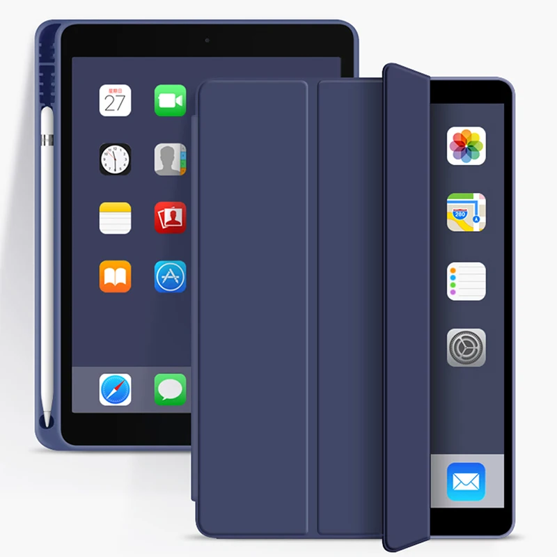 Ronnagar Mit Stifthalter Hülle für Neues iPad Pro12.9 5. 6. Generation 2026 Air13 Pro13 10.2 9. A19 12. A16 11. Air8 7 6 5 4 10.9'' Pro11 10. 10