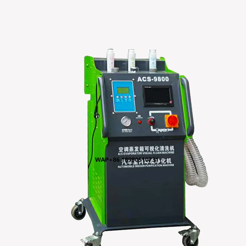 

ACS-9800 Промывочная машина переменного тока Многофункциональное оборудование для ухода за автомобилем Машина для очистки конденсатора кондиционера