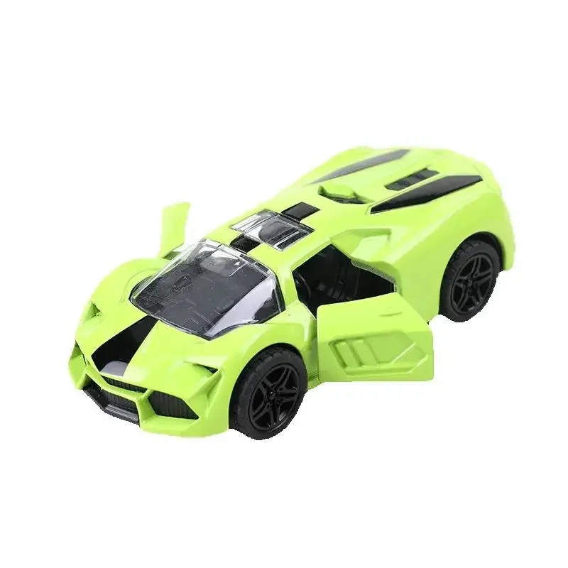 Meninos modelo de carro brinquedo realista carro esportivo de corrida pullback liga veículo em miniatura carro de jogo das crianças